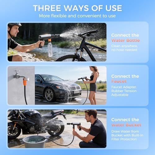 Foldable Pressure Washer Portable Battery Washer - Image 6