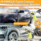 M MINGLE Pressure Washer Gun with Foam Cannon & Dual Connector Accessory - Image 2