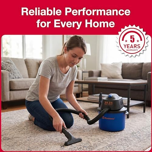 Koblenz WD-2L Wet Dry Vacuum Cleaner, Home Car Garage Workshop, 2.0 PHP - Image 4