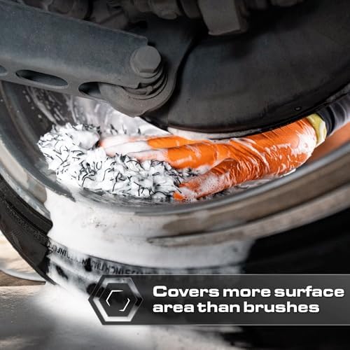 Blackline Microfiber Wheel Mitt - Scratch-Free Brake Dust & Grime Cleaner - Image 5