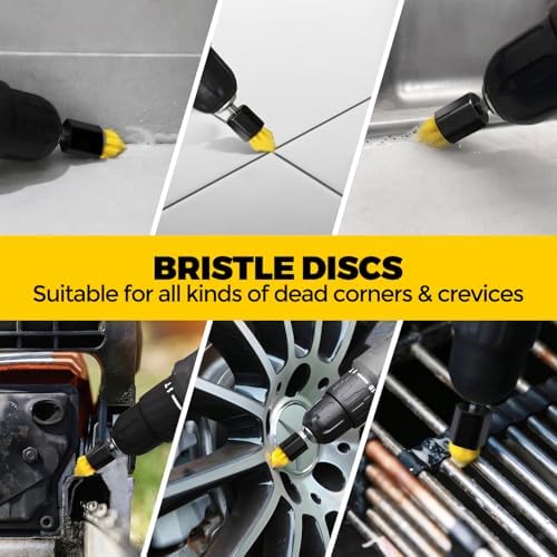 Holikme 30Piece Drill Brush Attachment Set - Power Scrubber Cleaning Kit - Image 4