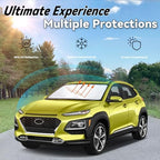 Windshield Sun Shade for 2018-2023 Hyundai Kona - Image 3