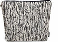 Women Cosmetic Bag Wood, Grunge Grain Wood Branch Cute Makeup Bag For Purse Cosmetic Travel Bag For Toiletries Makeup Storage Bag Flax Skincare Bag Make Up Pouch Bags, White Black by Unknown
