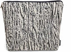 Women Cosmetic Bag Wood, Grunge Grain Wood Branch Cute Makeup Bag For Purse Cosmetic Travel Bag For Toiletries Makeup Storage Bag Flax Skincare Bag Make Up Pouch Bags, White Black by Unknown