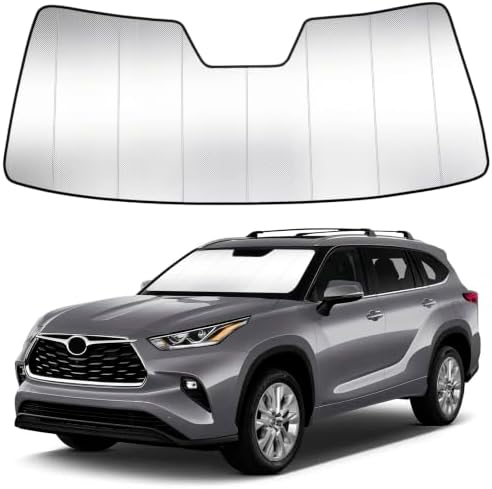 Windshield Sun Shade for Toyota Highlander 2020-2026 by LungsiMotor