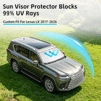 Windshield Sun Shade for Lexus LX 2017-2026 Sunshade - Image 2