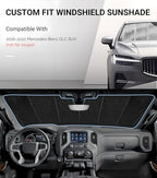 Pigenius Windshield Sunshade for Mercedes-Benz GLC SUV 2016-2022 Front Window Sun Shade - AstraGuard - Image 2