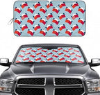 Motor Trend America 250 Windshield Sun Shade for Car Windshield Pop Up Sunshade 3D Stars Patriotic Car Sunshade UV Protection Heat Blocker Foldable Windshield Cover Truck SUV 4th of July Memorial Day by MotorTrend
