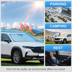 Custom Fit Windshield Sun Shade for Mazda CX50 CX-50 2023-2026 - Image 5