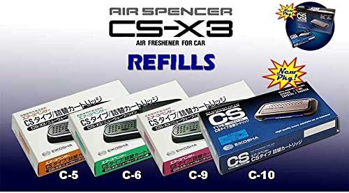 CSX3 fresh Squash scent 1 Unit and 10 Refill Cartridges CS-X3 Bundle Car Air Freshener - Image 6