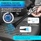 2 Nozzles Air Cleaning Gun, Dry Cleaning Gun Quickly Blasts Dust, Dirt and Grime from Surface, Dryer Air Blow Gun Works with Air Compressor, Car Detailing Tool for Interiors Exteriors Deeply Cleaning - Image 5