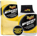 Meguiar's Supreme Shine Microfiber Towels X3002 Microfiber Wash Mitt Bundle by Meguiars