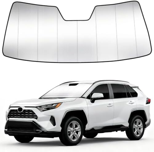 Windshield Sun Shade for Toyota RAV4 2019-2025 by LungsiMotor