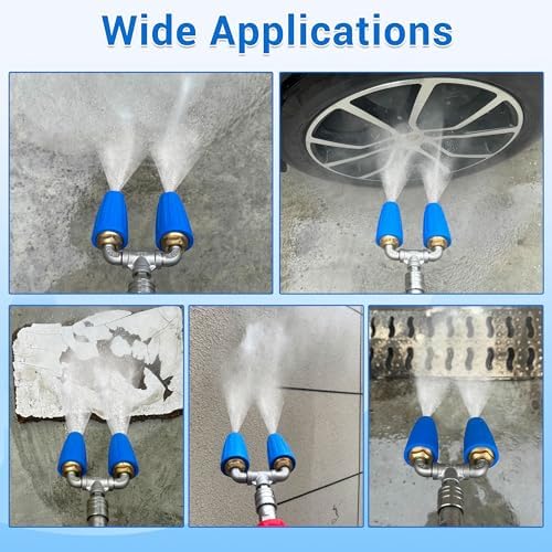 Dual Turbo Nozzle Pressure Washer, 1/4" Quick Connector, 4000 PSI - Image 6