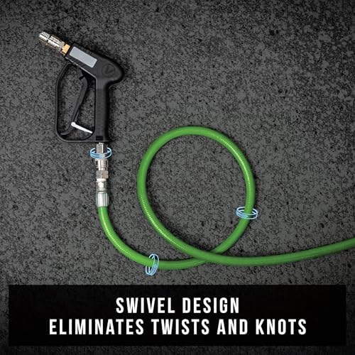 VIKING V+ Swivel Pressure Washer Gun, Short Handle, 3 Adapters, 2 Nozzles - Image 5