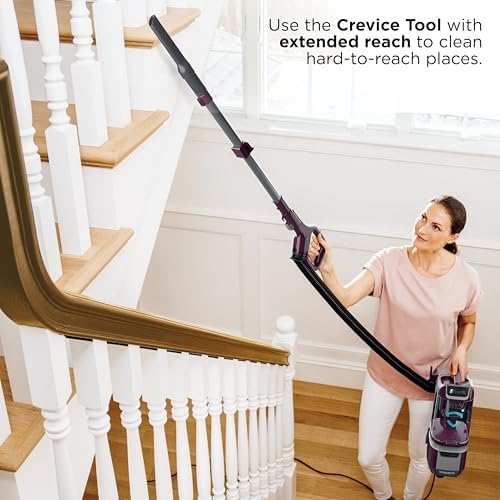 Shark Rotator Lift-Away Vacuum with DuoClean PowerFins, Wine Purple, LA702 - Image 4