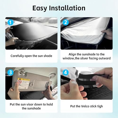 Windshield Sun Shade for BMW 3 Series 2019-2026 Sunshade - Image 3