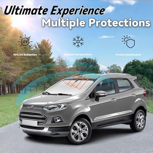Windshield Sun Shade for Ford EcoSport 2020-2025 - Image 3