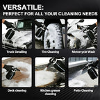 Electric Foam Sprayer 2L Cordless Rechargeable Car Wash Cannon Black - Image 6