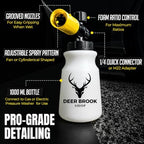 Hornet Foam Cannon for Pressure Washer (Wide Mouth) - Soap Gun for Power Washer - 4000 PSI Adjustable Car Wash Sprayer with 1.1mm Orifice - 1/4" Quick Connector - 1L Bottle - Image 2