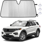 EcoNour Foldable Sun Shade Fit for Ford Explorer 2020-2024 2025 2026 by EcoNour
