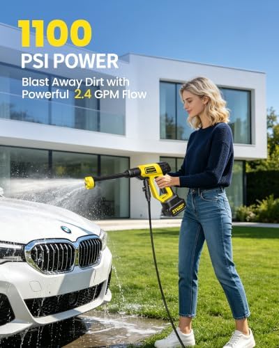 Cordless Pressure Washer Battery Powered, Handheld Cordless Power Washer - Image 2