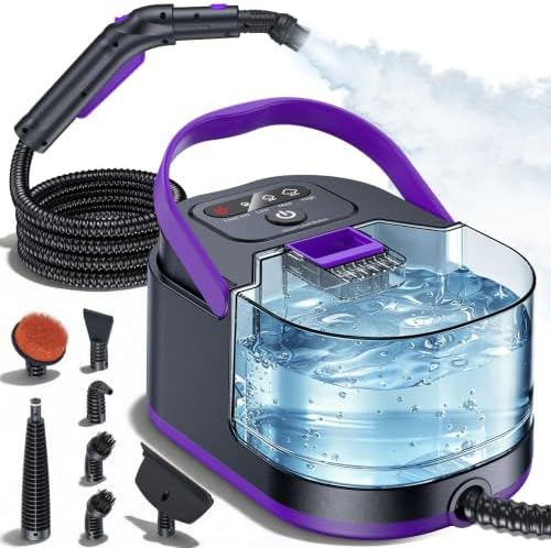 Steam Cleaner, 15s Fast Heat-Up Handheld Steam Cleaner for Home & Car by LABIGO