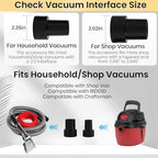【Upgrade Hard Bristle Brush】Better Extractor Hose Kit for Shop Vac, with 10FT Hoses and 25 FTWater Pipes, Thick transparent shell, Turns Vacuum Cleaner into Carpet Cleaning Machine,2-Year Warranty - Image 2
