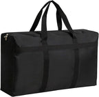 Extra Large Moving Bags with Strong Zippers and Carrying Handles | Storage Bags Organizer Duffle Bag Packing Bags for Moving, Storage, Travel and Camping, Totes for Space Saving, 1 Pack by Kvoike