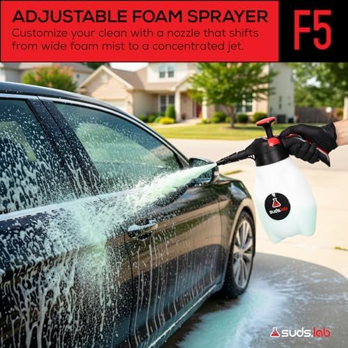 Suds Lab F5 Foam Master, Triple-Action Pump Sprayer, 3 Nozzles, 70 oz. - Image 6
