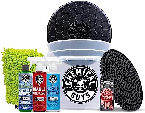 Chemical Guys, 8-Piece Arsenal Builder Car Wash Kit, Bucket & Chemicals by ChemicalGuys