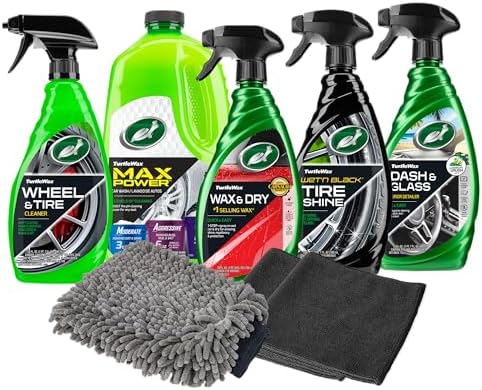 Turtle Wax Inside & Out Ultimate Car Cleaning Kit (8 pc Kit) by TurtleWax