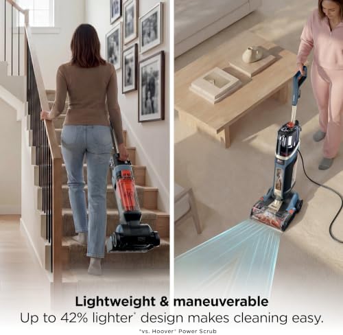 Shark CarpetForce Lightweight Upright Carpet & Area Rug Cleaner, EX501BRN - Image 3