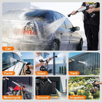 Cordless Pressure Washer Battery Powered,Portable Power Washer with 2pcs 4.5Ah Battery&Charger & 6-in-1 Nozzle (new Size) - Image 6
