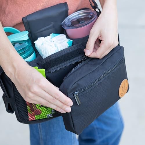 Universal Stroller Organizer with Insulated Cup Holders | Detachable Phone/Wipe Pouch & Shoulder Strap Stroller Caddy | Spacious, Fits Jogger, Umbrella, Travel & Pet Strollers - Image 7
