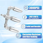 Triple Turbo Nozzle, 1/4" Quick Connect, 3000 PSI - Image 6