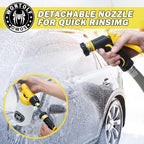 Wontolf Car Wash Foam Gun Foam Sprayer - Foam Cannon Garden Hose- Car Wash Kit - Snow Foam Blaster with Microfiber Wash Mitt + Storage Bag - Car Accessories for Men - Image 4