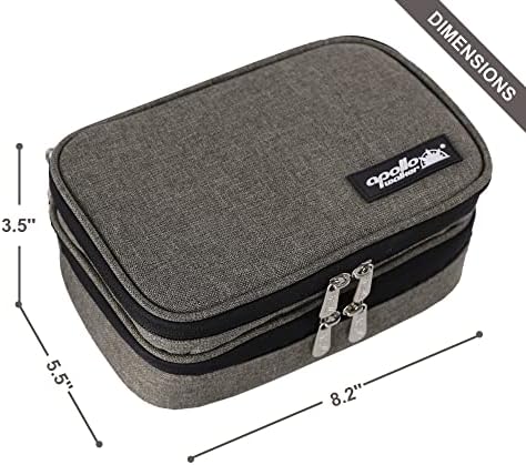 apollo walker Insulin Cooler Travel Case with Ice Packs and Insulation | TSA Approved Includes 2 x 90g ice packs for 9-hour cooling insulin pens & syringes for Diabetics to Carry (Gray) - Image 6