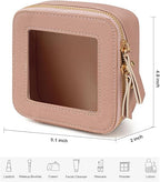 Clear Makeup Bag Small, Mini Travel Cosmetic Case Transparent TSA Approved Toiletry Bag with Zipper Portable Make Up Pouch for Purse Traveling Car Essentials Organizer for Women Men - Image 6