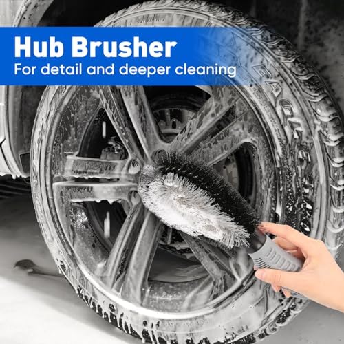 2-in-1 16'' Undercarriage Pressure Washer Water Broom, 4000PSI Cleaner - Image 4