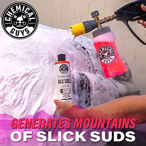 Chemical Guys CWS_101_64M Car Wash Starter Bundle - Maxi-Suds II Foaming Car Wash Soap, 64 oz (Half Gallon), Cherry Scent + Green Chenille Wash Mitt (2 Items) Works on Cars, Trucks, SUVs, RVs & More - Image 3