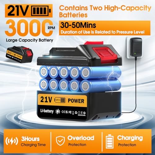 Cordless Portable Washer, Handheld Washer with 3 Adjustable Modes - Image 4