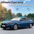 Windshield Sun Shade for 2011-2024 BMW 5 Series Accessories - Image 3