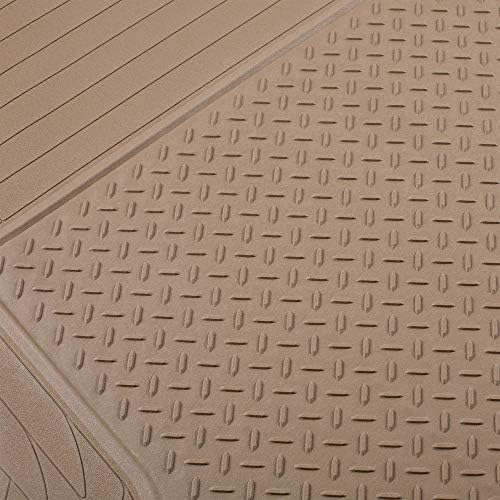 FH Group ClimaProof Universal Cargo Mat – All-Weather, Trimmable Trunk Mat (54.5" W x 44" D) – Fits Most Cars, SUVs & Trucks – Beige - Image 4
