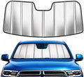 Custom Fit Windshield Sun Shade for Dodge Durango 2011-2026, Foldable 3-Layer High Reflective Silver Sunshade, Blocks UV Rays & Reduces Cabin Heat by Unknown