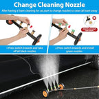 2-in-1 16’’ Undercarriage 4000 PSI Pressure Washer Water Broom with Bottle - Image 5