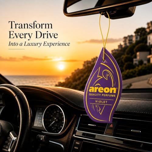 AREON MON Violet Scent Hanging Car Air Freshener Pack of 12 - Image 2