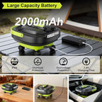 Portable Pressure Washer with 12L Foldable Large Capacity Tank - Image 5