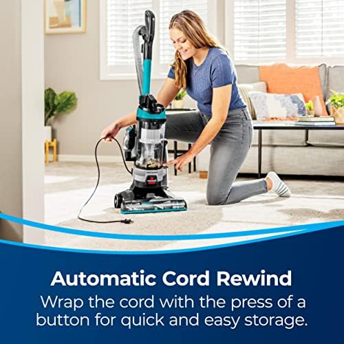 Bissell CleanView Rewind Pet Bagless Vacuum with Automatic Cord Rewind, Active Extension Wand for Hard-to-Reach Areas, Powerful Suction & Multi-Surface Cleaning, 3534 - Image 4