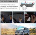 INSAUTO for Tundra 2020 Windshield Sunshade Car Window Sun Shade Custom Fit 2007-2021 Toyota Tundra Windshield Cover Limited SR5 Platinum TRD Pro 2Dr 4Dr Pickup Truck Accessories Sun Shield Protector - Image 5